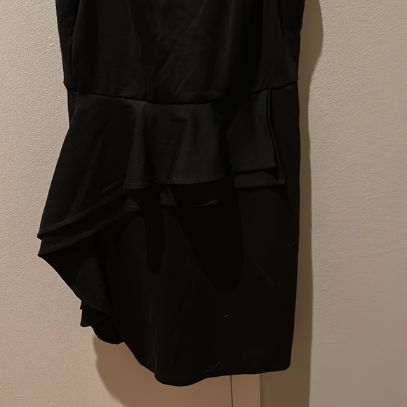 NWOT *free in bundle* Black peplum dress, size S - Picture 3 of 6